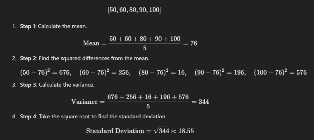 Data Science - Statistics Standard Deviation