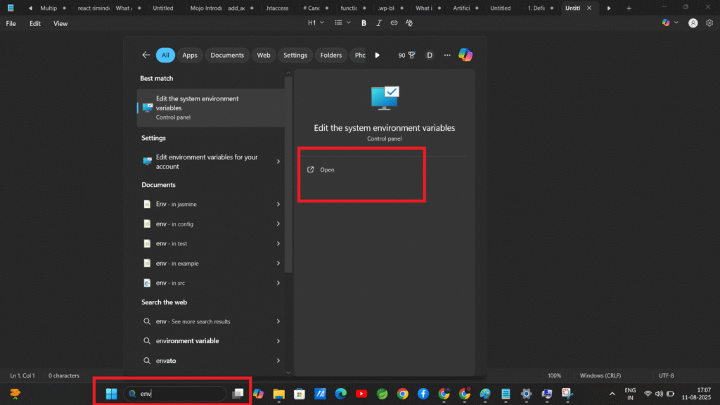 JDK installation process